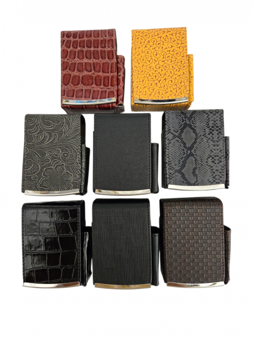 3223. High Quality Leatherette Cigarette Case; king or100s (12PC) - Image 2