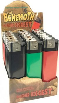 1708 The Original 8.5″ Behemoth Lighter; 3 Colors  (18PC)