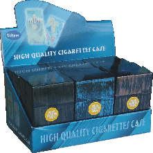3117W Wood Designs Plastic Cigarette Case 100s Size, Push Open (12PC)