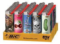 BICDESIGN Assorted Designs Disposable BIC Lighter (50PC) (Need Price)