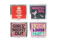 3102PARTY2 Studded Designs Holds 18 Cigarettes King Size (12PC)