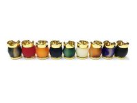 BUTT20G Fancy Gold Rim Metal Snuffer *Colors May Vary* (24PC)
