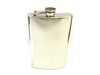 FL10COZ High Shine Stainless Steel Flask Holds Up To 10 oz (3PC) *