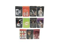 TINSM. Small Band-Aid Box Stye Tin Cigarette Case; KINGS (12PC)