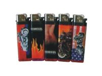 WMOTORCYCLE Motorcycle Designs Wrapped Disposable Lighter (50PC)