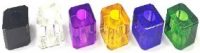 BUTT31. Square Jewel Design Plastic Snuffer (24PC)