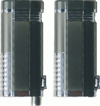 LE1 Metal Triple Torch Lighter W/ Cigar Puncher (3PC) *