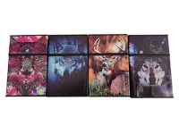 3116D40, Wolf and Deer, P/O Plastic King Size Cig. Case, 12pcs/Tray, $1.49/Pc