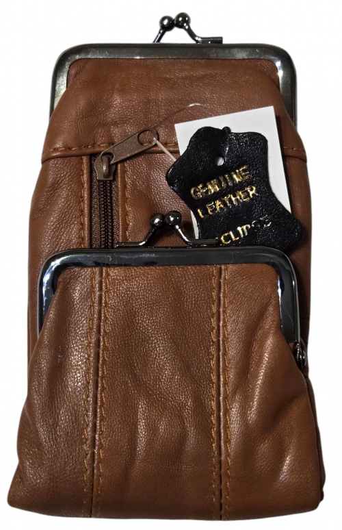 3212ZBR-100, Deluxe Full Leather Lamb Skin Cigarette Pouch, King & 100's, 12pcs, $4.99/Pc - Image 2