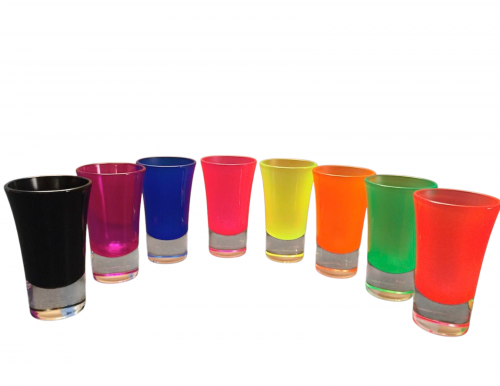 K101-48, Imprinted Drop Name Colored Flare Shooter, 48pcs Min, $1.80/pc - Image 2