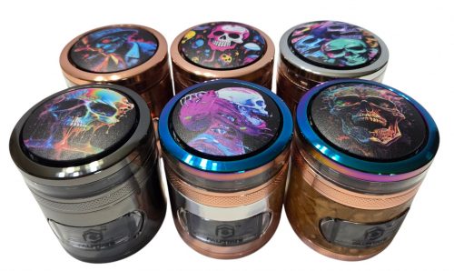 GRD64, 63mm PT Aluminum 4 Parts Grinder W/Drawer, 6pcs, $14.99/pc - Image 2