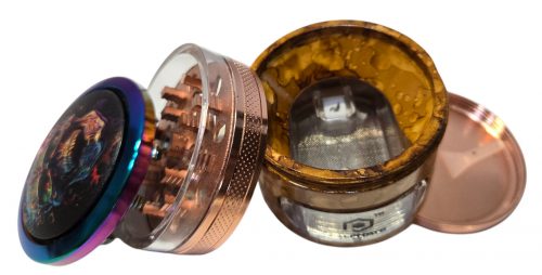 GRD64, 63mm PT Aluminum 4 Parts Grinder W/Drawer, 6pcs, $14.99/pc - Image 4