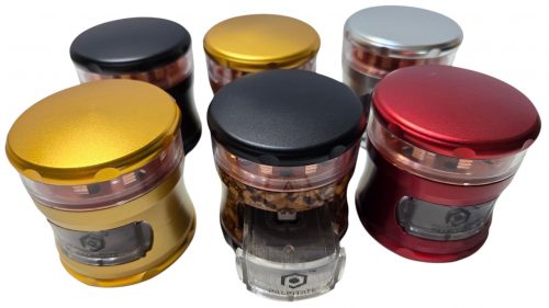 GRD81, 63mm PT Aluminum 4 Parts Grinder W/Drawer, 6pcs, $14.99/pc - Image 2