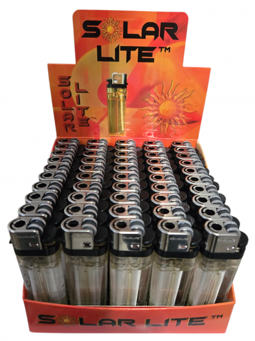 ClightT, Clear Transparent Disposable Lighter, 50pcs/Tray, $0.12/Pc - Image 2