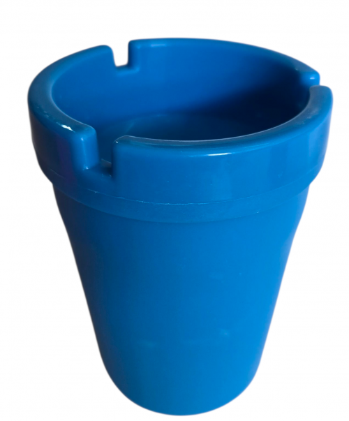 Ash1EC 2in1 Plastic Colored Cup Ashtrays, 12pcs/Tray - Image 3