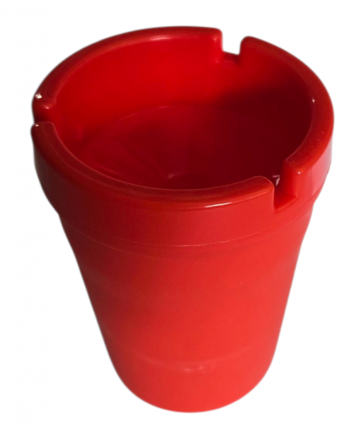 Ash1EC 2in1 Plastic Colored Cup Ashtrays, 12pcs/Tray - Image 5