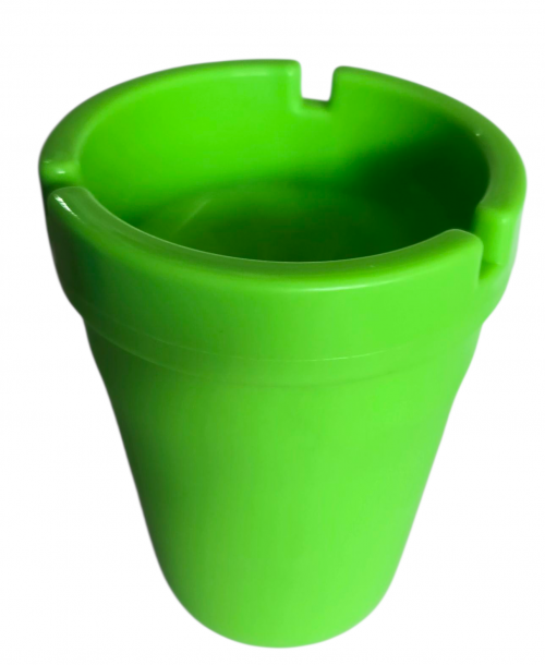 Ash1EC 2in1 Plastic Colored Cup Ashtrays, 12pcs/Tray - Image 6